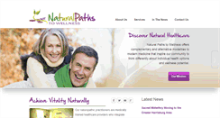 Desktop Screenshot of naturalpathstowellness.com